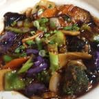 Best AV9. 鱼香茄子煲 Eggplant with Garlic Sauce in Milford, CT